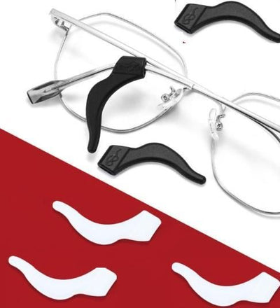 Anti-Slip Eyeglass Frame Ear Hooks (Pair of 3)