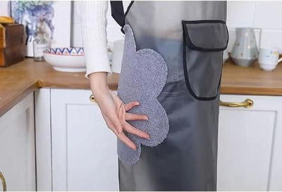 Adjustable Oil-Water Proof Transparent Cooking Apron